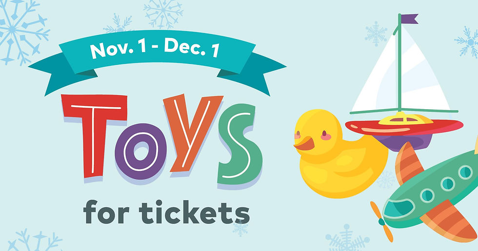 Orillia Toys for Tickets kicks off Nov. 1