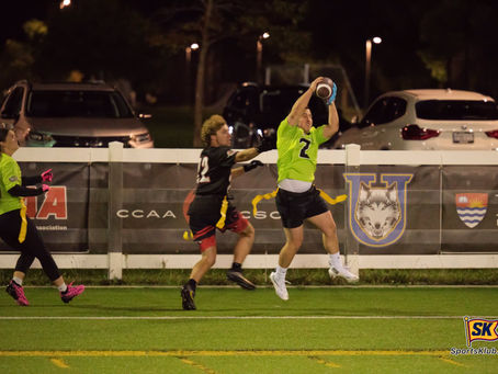Hinds sparks Trojans breakthrough in Orillia Flag Football