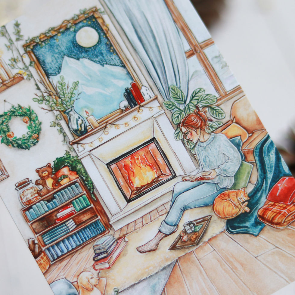 Miniature : Carte Au coin du feu