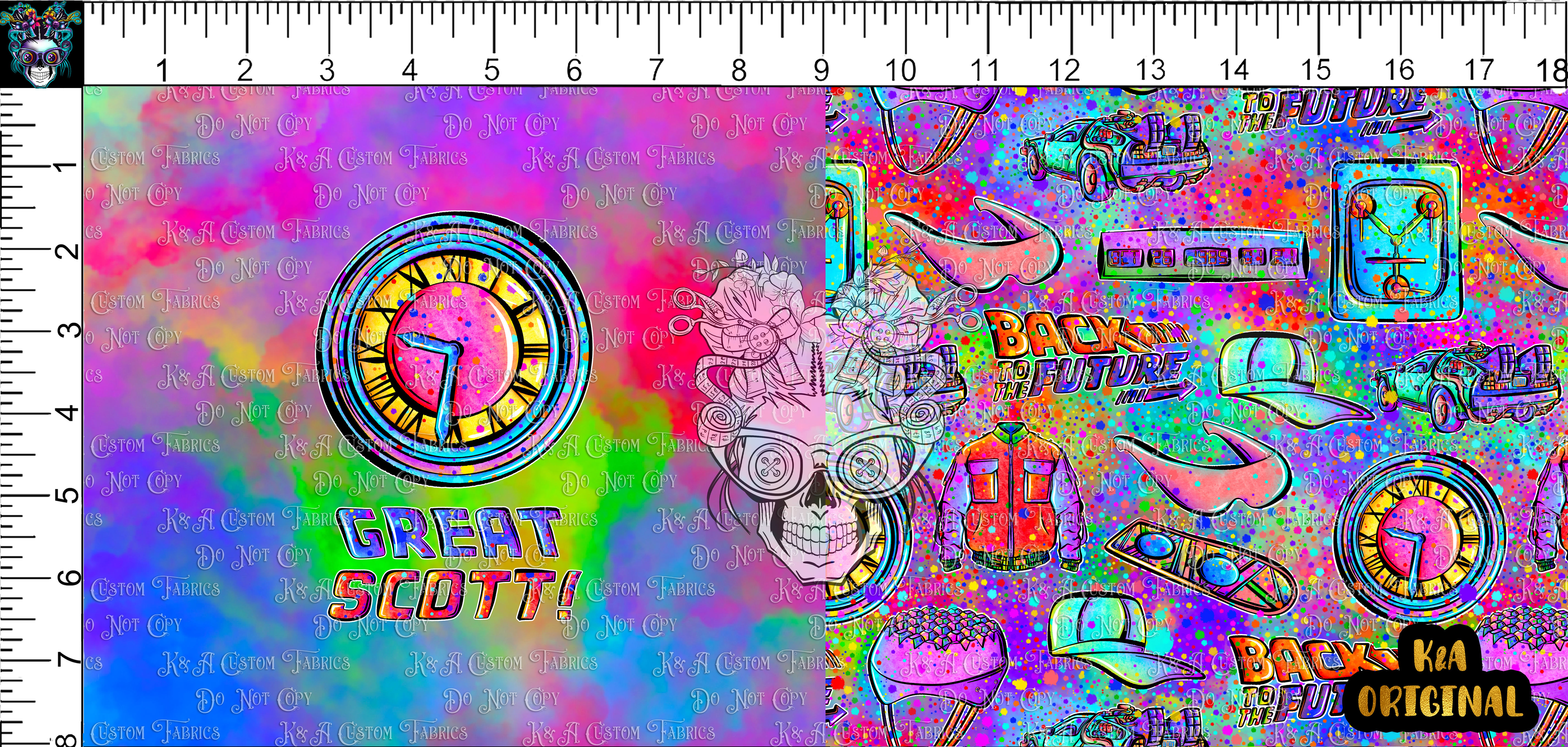 BTTF Splatter Neon DP