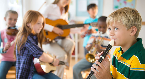 Children Playing Instruments