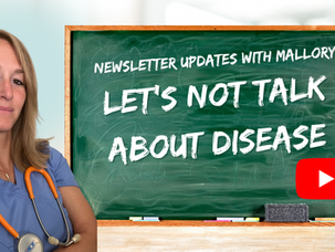 Let's NOT talk about disease!