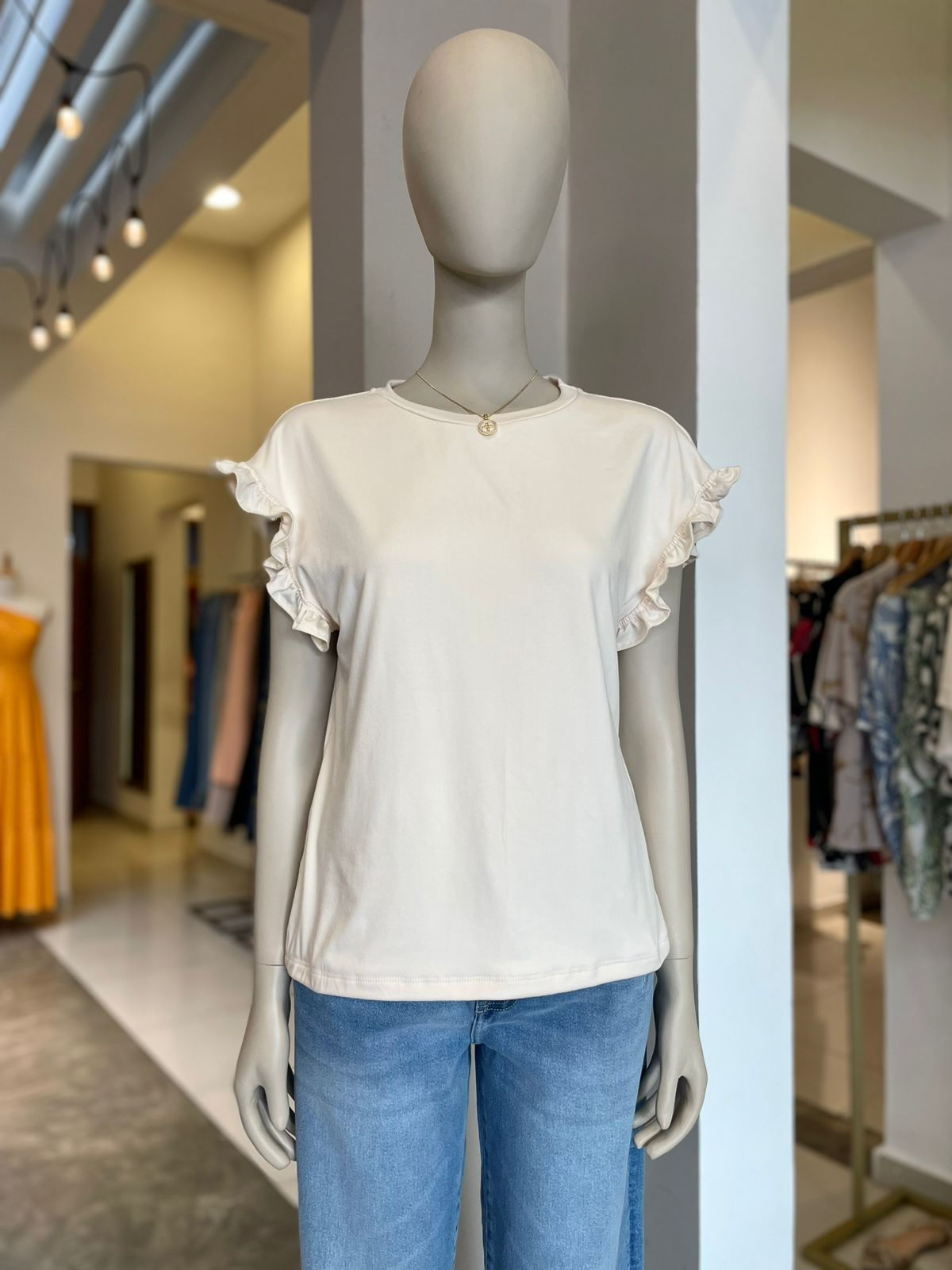 Camiseta Atrani Crema