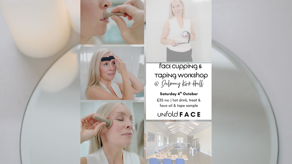 Face Cupping & Taping Workshop @ Dalmeny Kirk Hall 