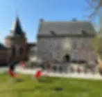 Alden Biesen: historisch kasteel met fietsen