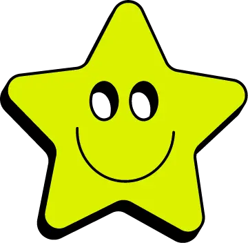 smiling star vector art