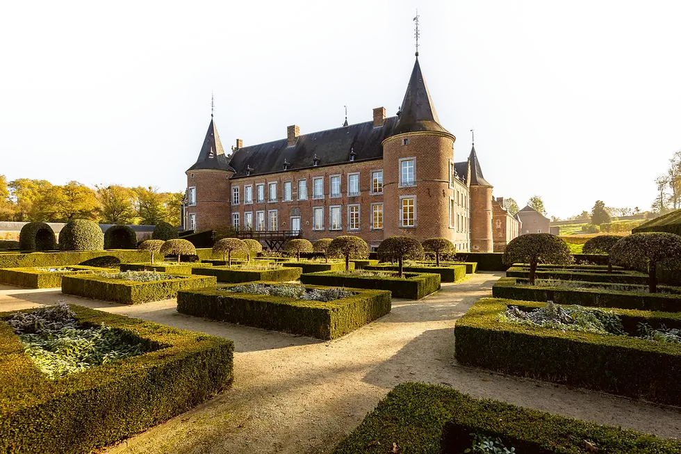 Château d'Alden Biesen : un magnifique château avec des jardins à la française