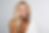 Blonde vrouw lacht, witte doek, heldere huid, NINA house of beauty.