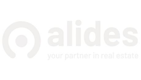 Wit Alides logo, met de tekst 'programmasoftware' op zwarte achtergrond.
