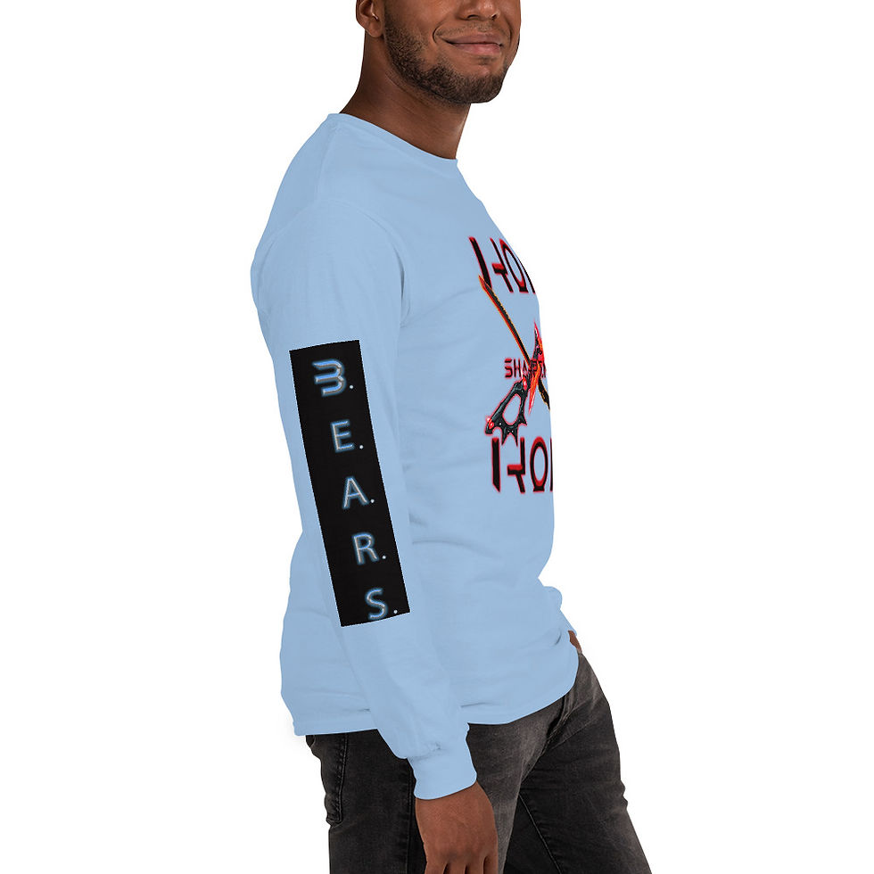 Thumbnail: Men’s Long Sleeve Shirt- "Iron sharpens Iron"