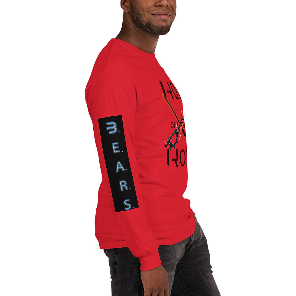 Thumbnail: Men’s Long Sleeve Shirt- "Iron sharpens Iron"