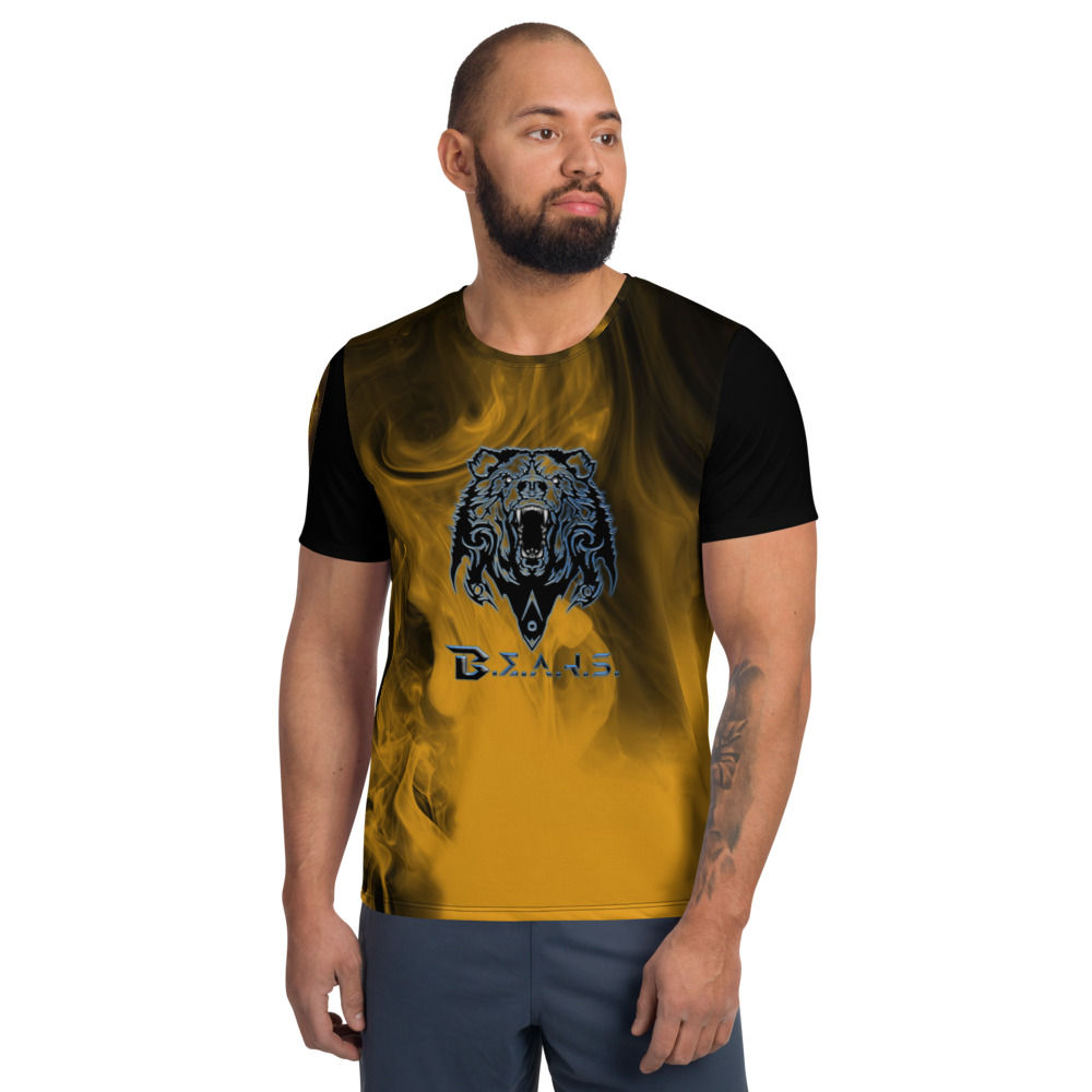 All-Over Print Men's Athletic T-shirt-Zen Style