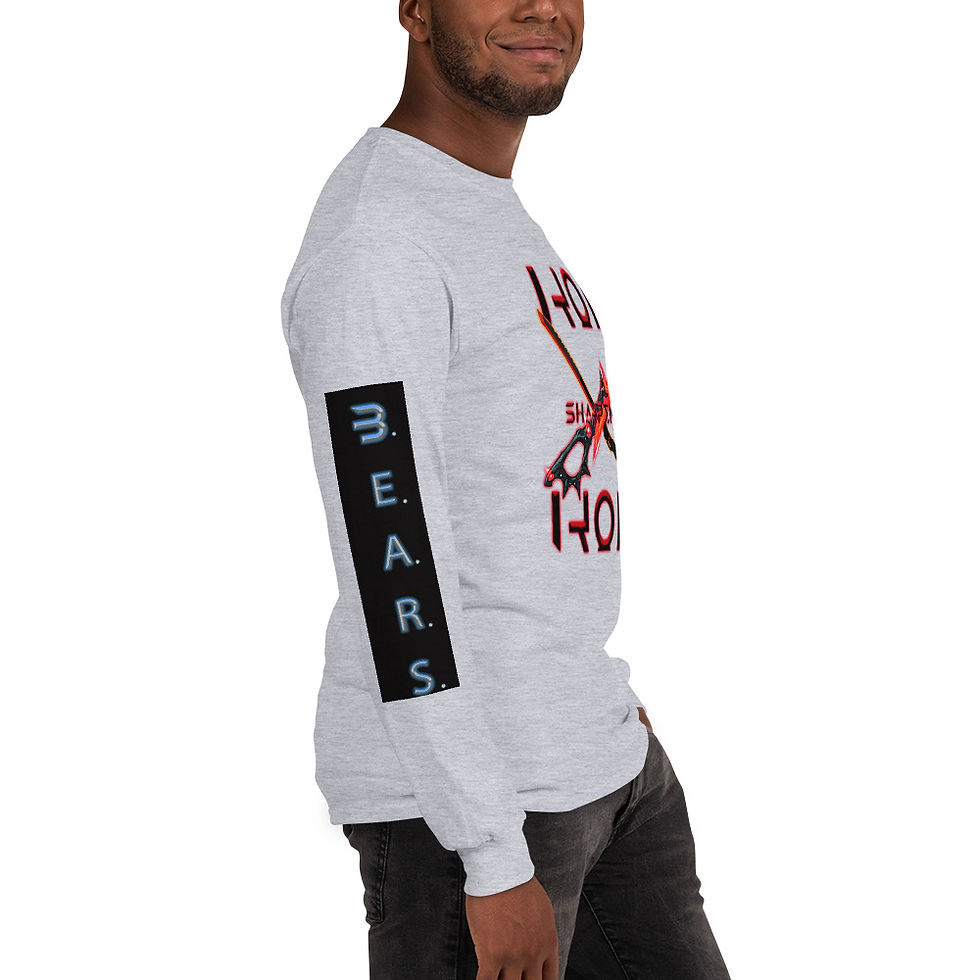 Thumbnail: Men’s Long Sleeve Shirt- "Iron sharpens Iron"