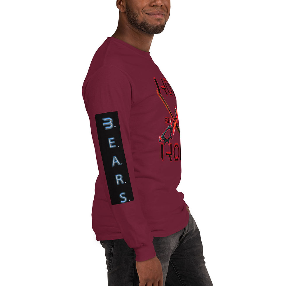 Thumbnail: Men’s Long Sleeve Shirt- "Iron sharpens Iron"