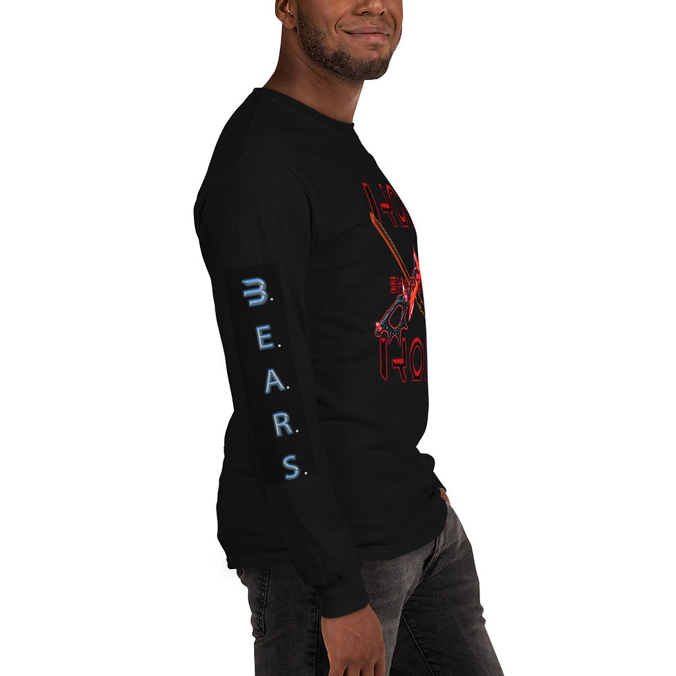 Thumbnail: Men’s Long Sleeve Shirt- "Iron sharpens Iron"