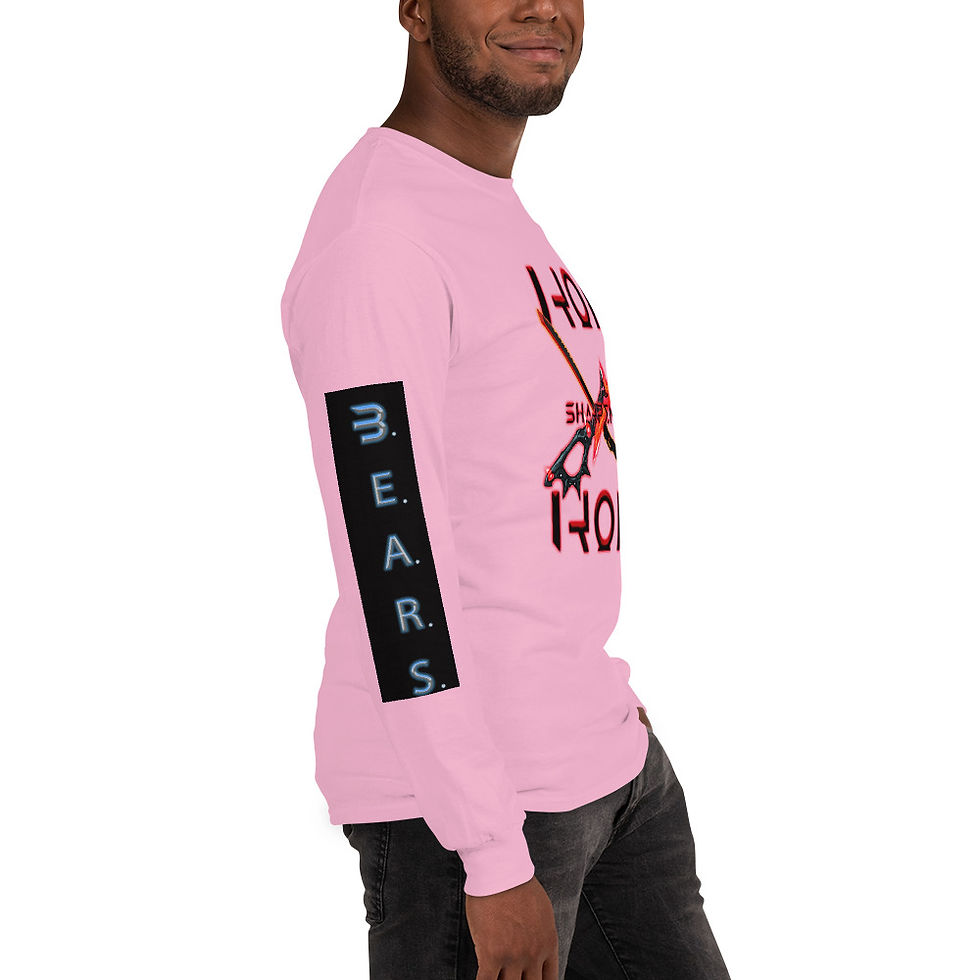 Thumbnail: Men’s Long Sleeve Shirt- "Iron sharpens Iron"