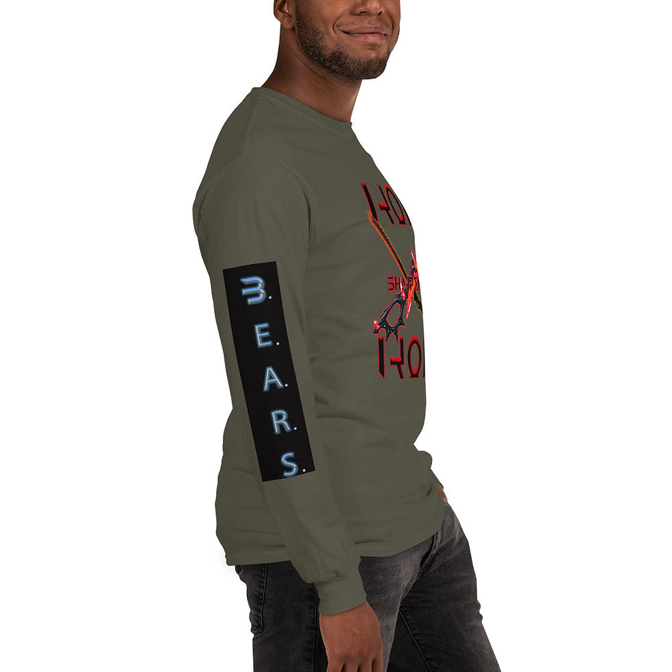 Thumbnail: Men’s Long Sleeve Shirt- "Iron sharpens Iron"