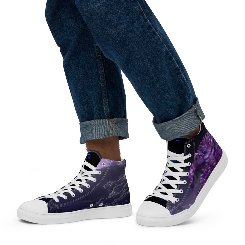 Men’s high top canvas shoes With your Kereck Kicks!