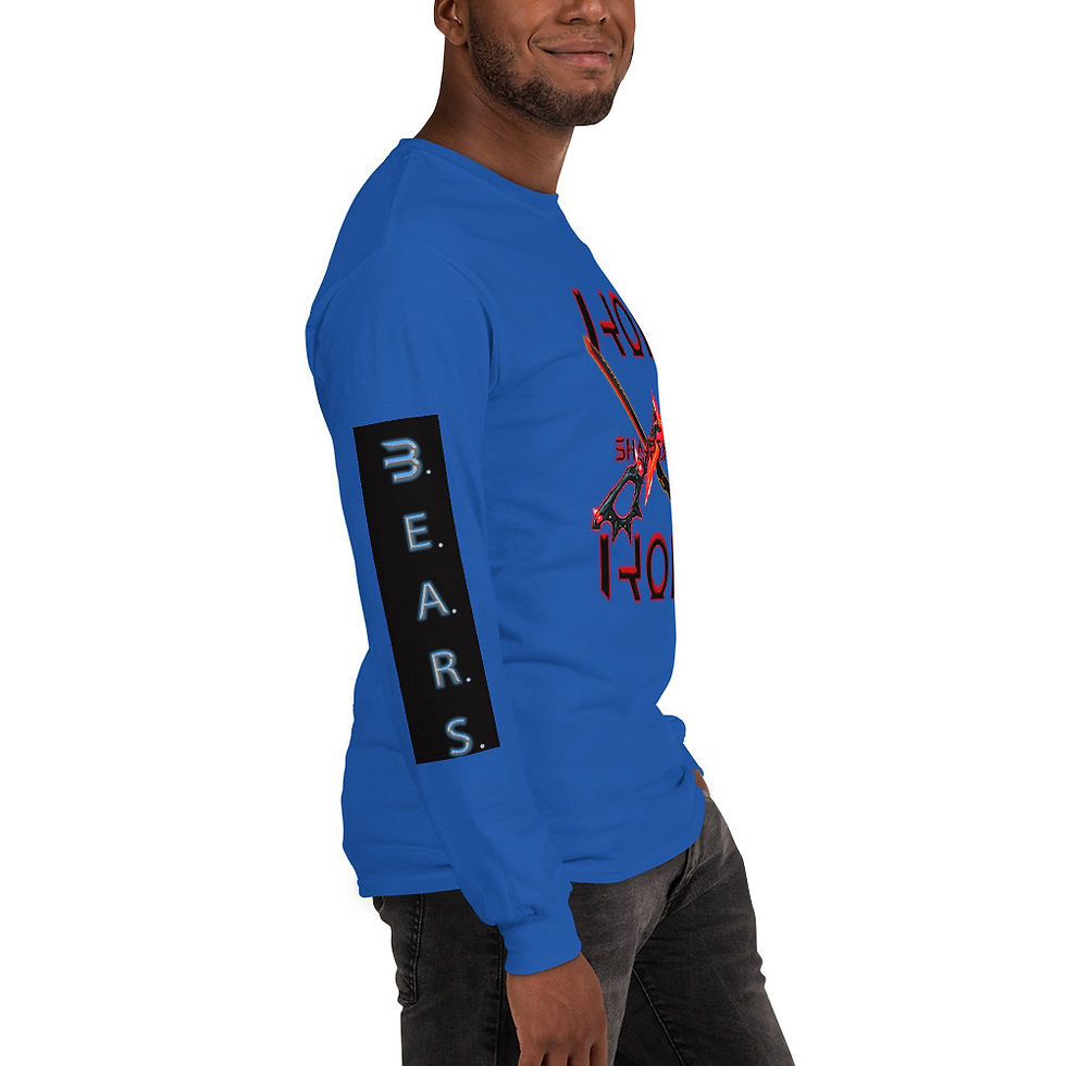 Thumbnail: Men’s Long Sleeve Shirt- "Iron sharpens Iron"