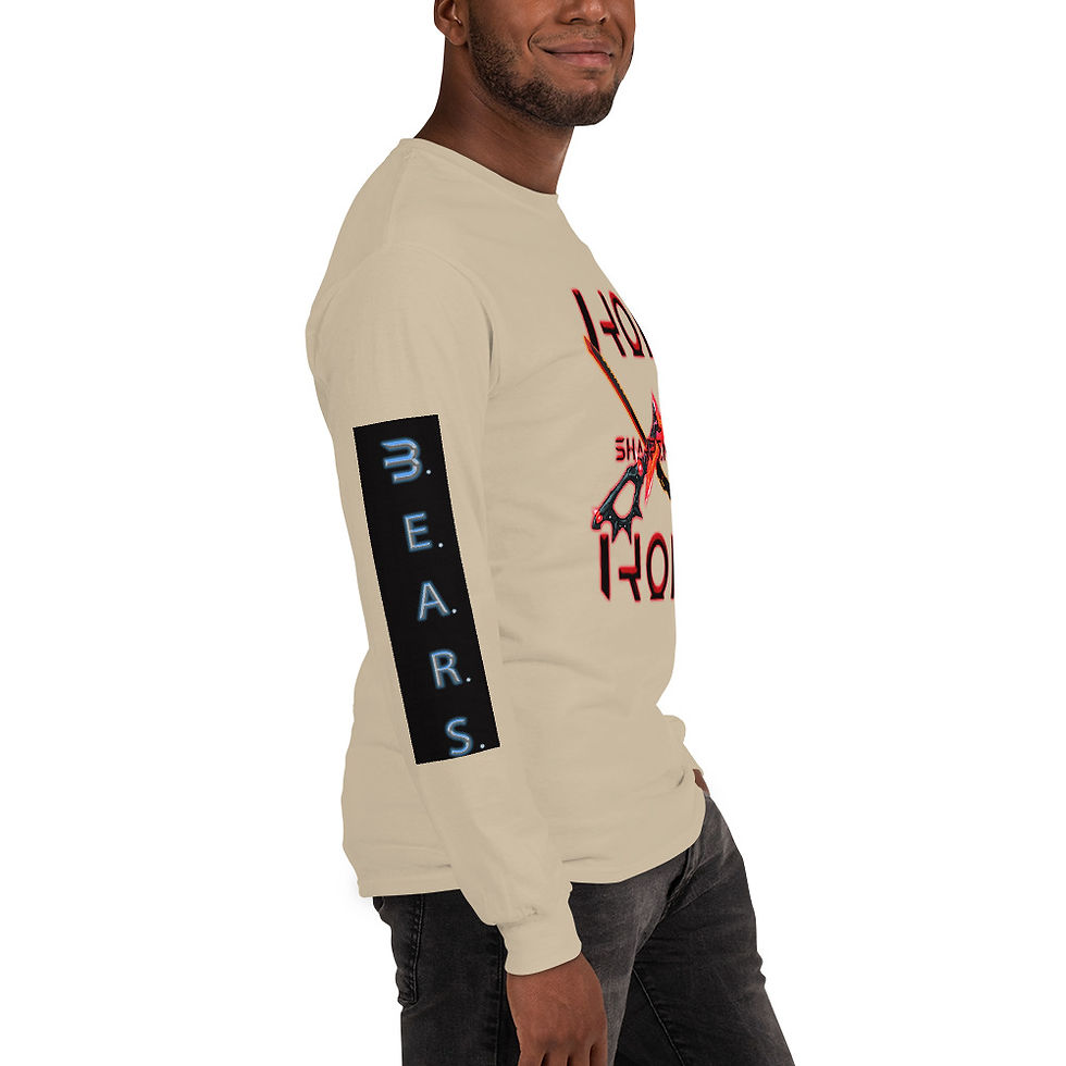 Thumbnail: Men’s Long Sleeve Shirt- "Iron sharpens Iron"