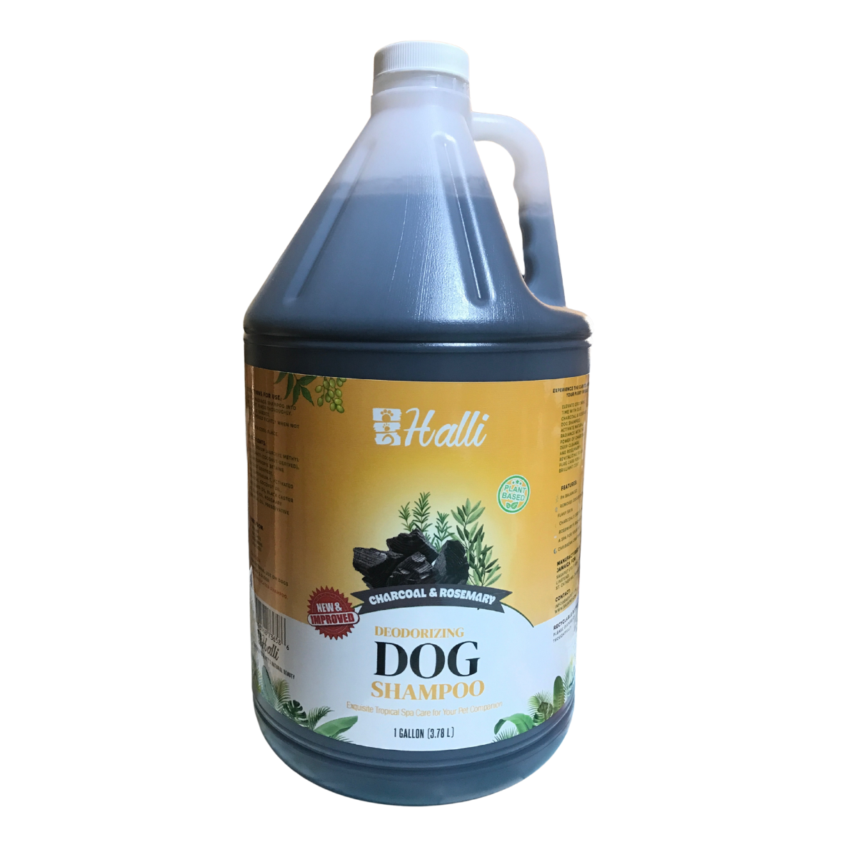 Halli™ Charcoal & Rosemary Dog Shampoo - 1 Gallon