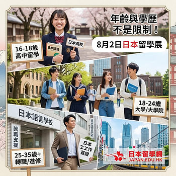 【年齡與學歷不是限制!🚫 16歲到35歲的日本留學彈性路徑:找準你的專屬起跑點!🏃♂️】