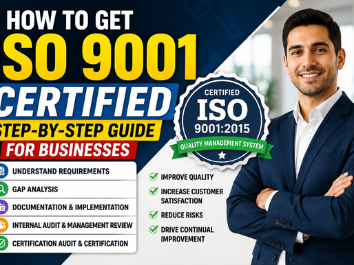 ISO 9001 certification step-by-step guide for businesses