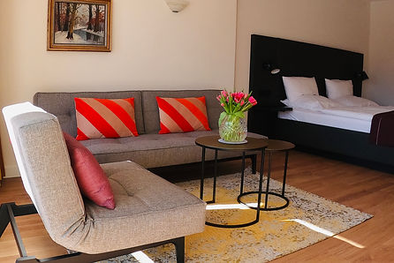 Ansicht eines Hotelzimmers