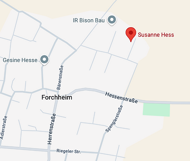 Landkarten Ausschnitt von Forchheim