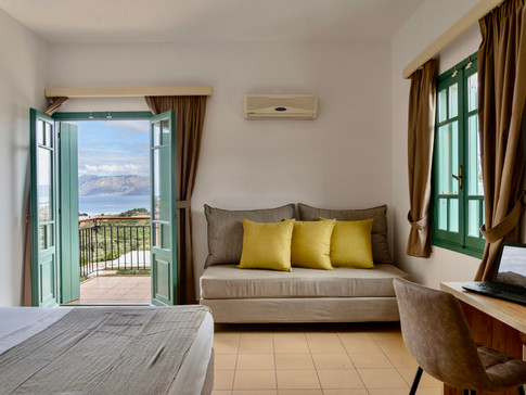 luxury double room with sea view