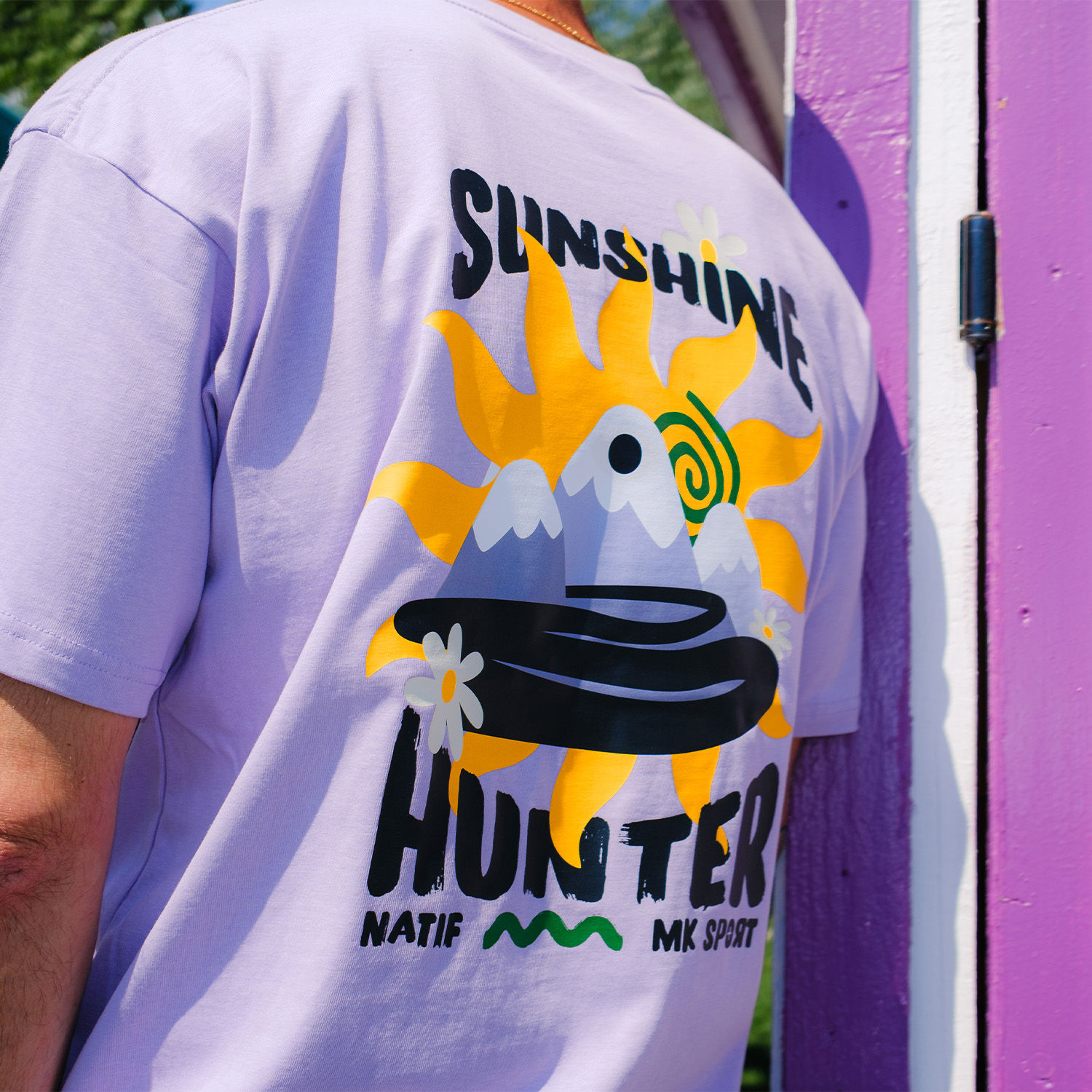Tshirt Violet MKSport X Natif
