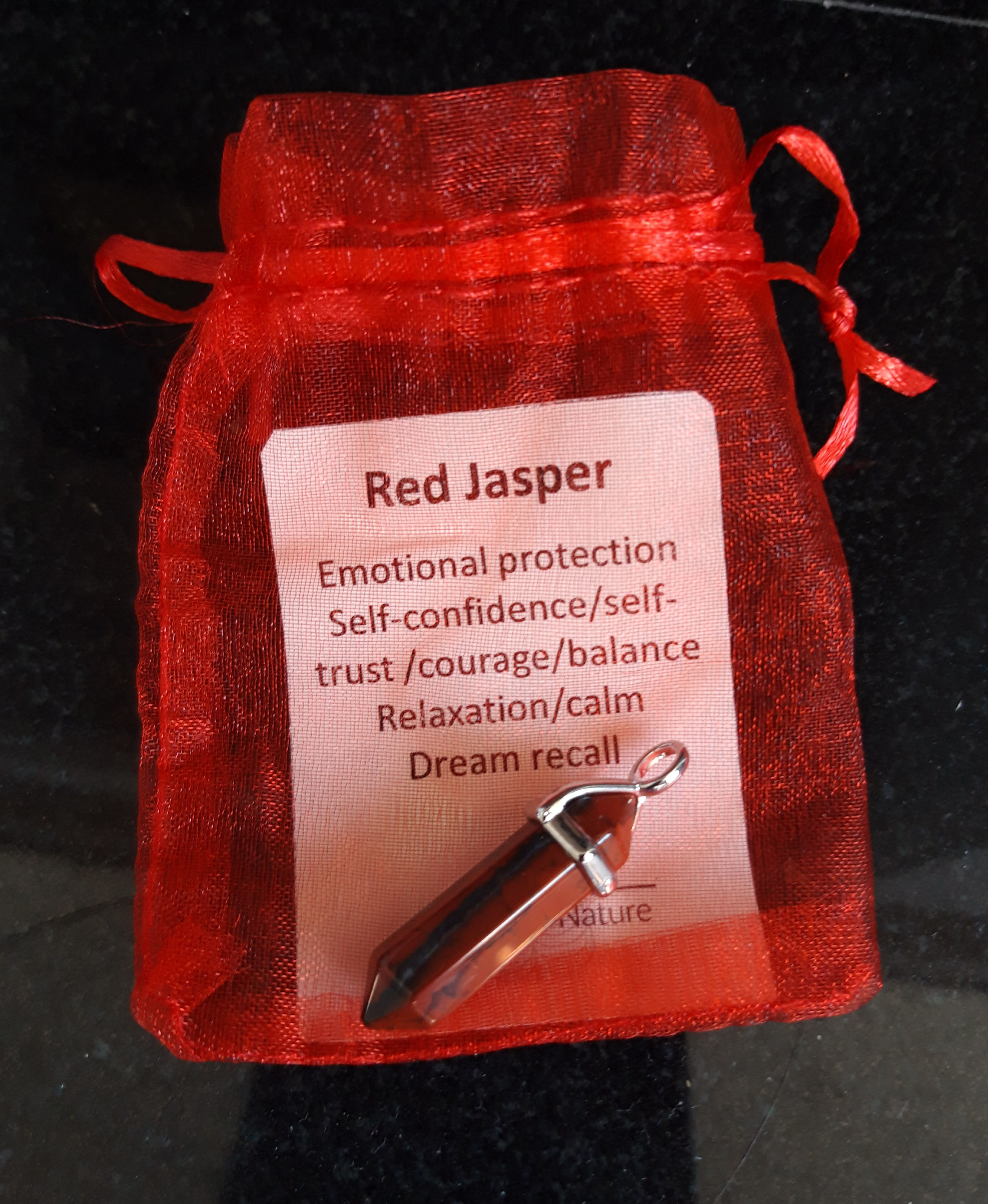 Red Jasper Point Pendant