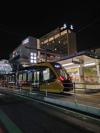 宇都宮駅東口駅ナイトシーン1