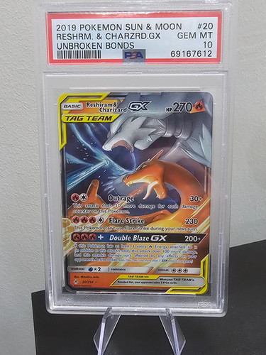 Reshiram & Charizard GX #20 PSA 10 | PokeJaceCards