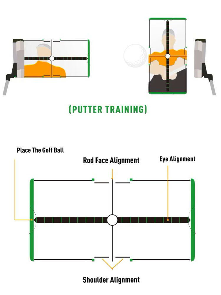 Miniaturbild: Mini Full-Length Golf Mirror