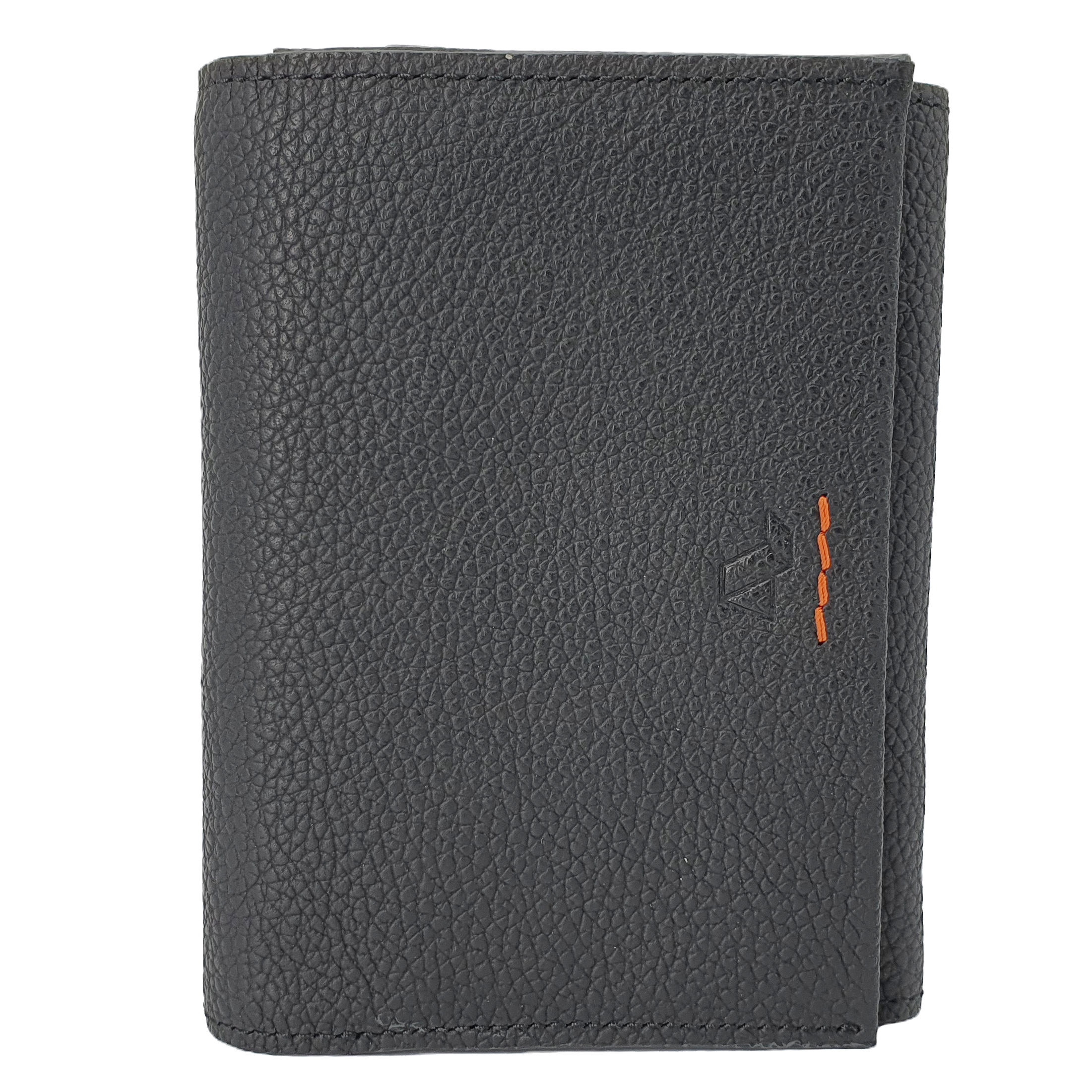 MN-019 Vertical Snap Wallet With Zip Coin