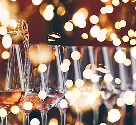 Festive Wine Pouring