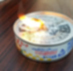 ツナ缶ランプ
