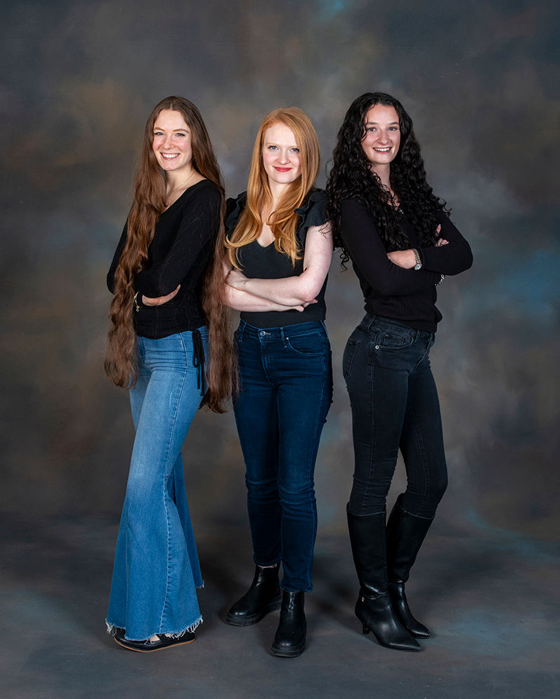3 sisters in my studio...the dream team!