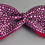 Thumbnail: Crystal Spectacular - Loop Bow - Fuchsia Glitter