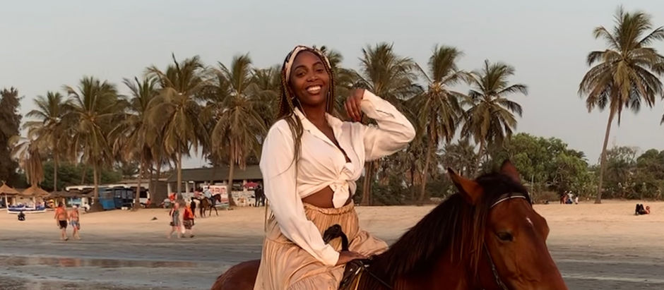 Crossing the Border from Senegal to The Gambia 