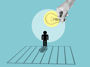 Illustration symbolique de l'auto-envoutement énergétique, véritable enfermement. Des solutions existent pour en sortir.