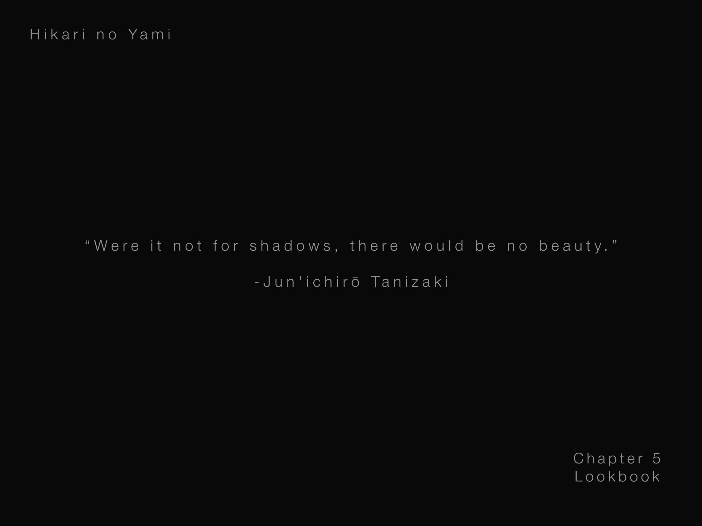 In Praise of Shadows — image 21