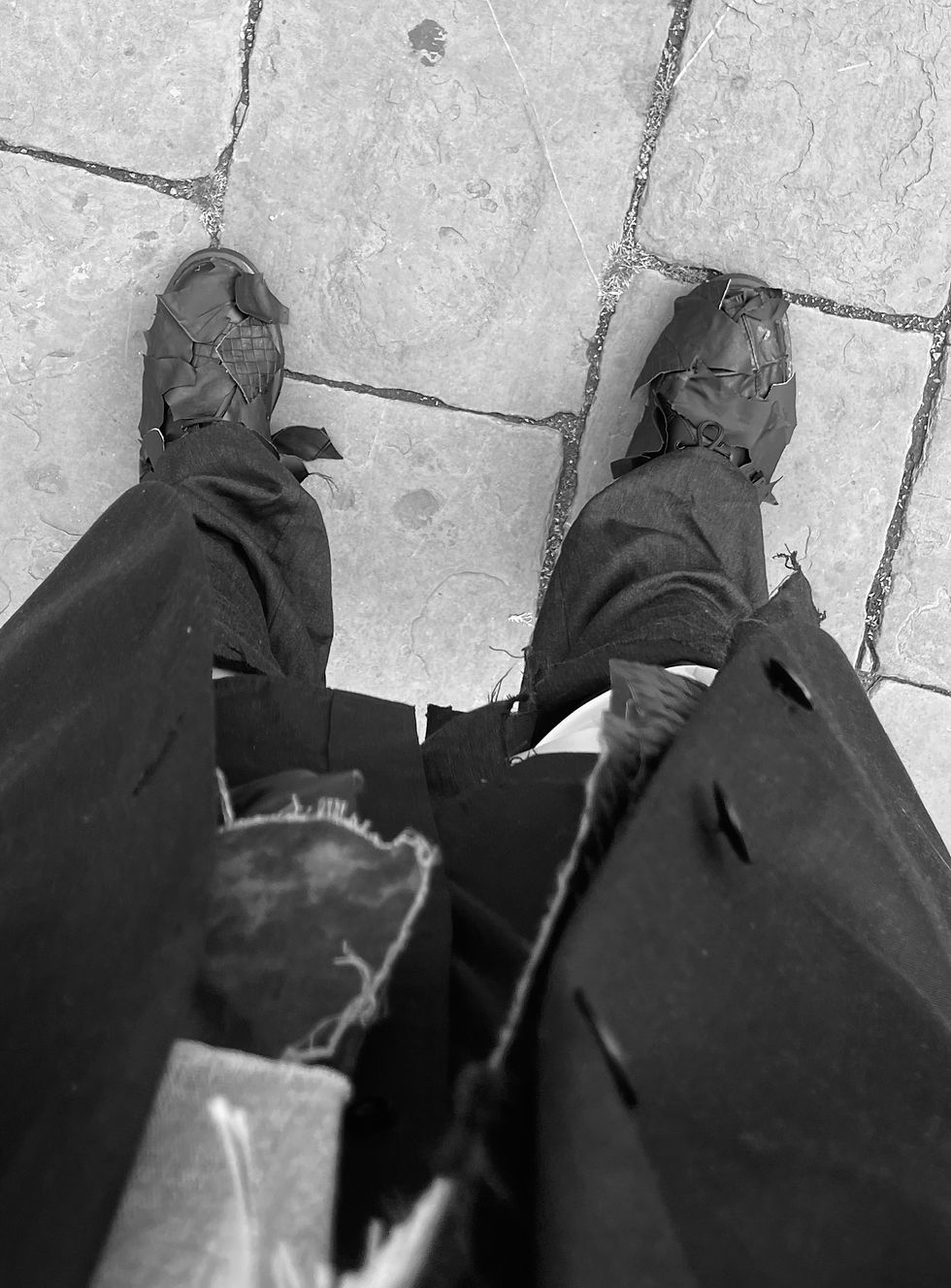 Thumbnail: LIMITED Custom Deconstructed Patchwork Dr Martens