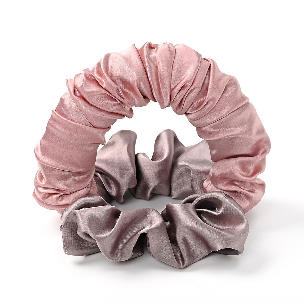 Thumbnail: Silky Overnight Hair Heatless Scrunchie