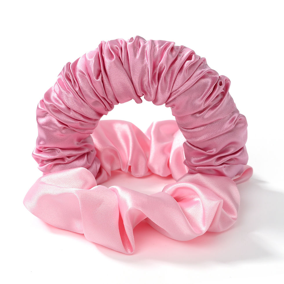 Thumbnail: Silky Overnight Hair Heatless Scrunchie