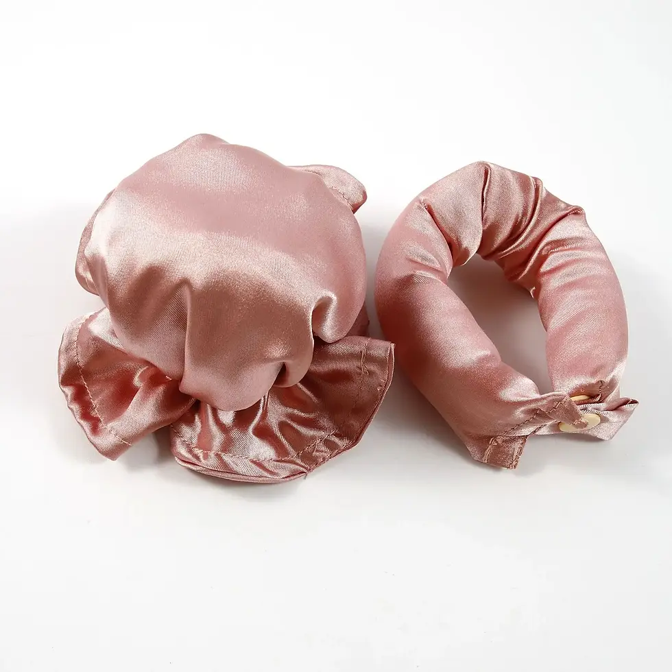 Thumbnail: Satin Overnight Heatless Hair Curler 2PC Set