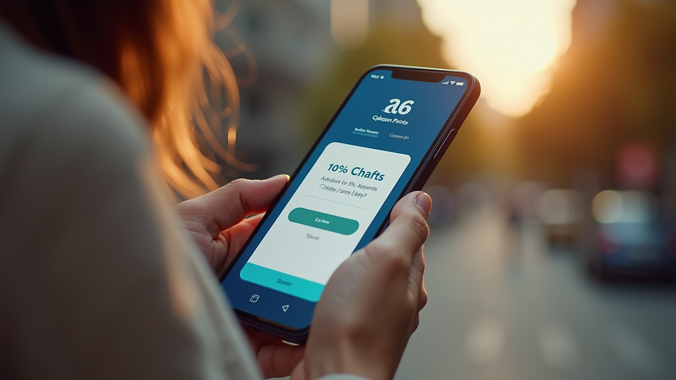 Close-up view of a smartphone screen showing a loyalty points redemption interface