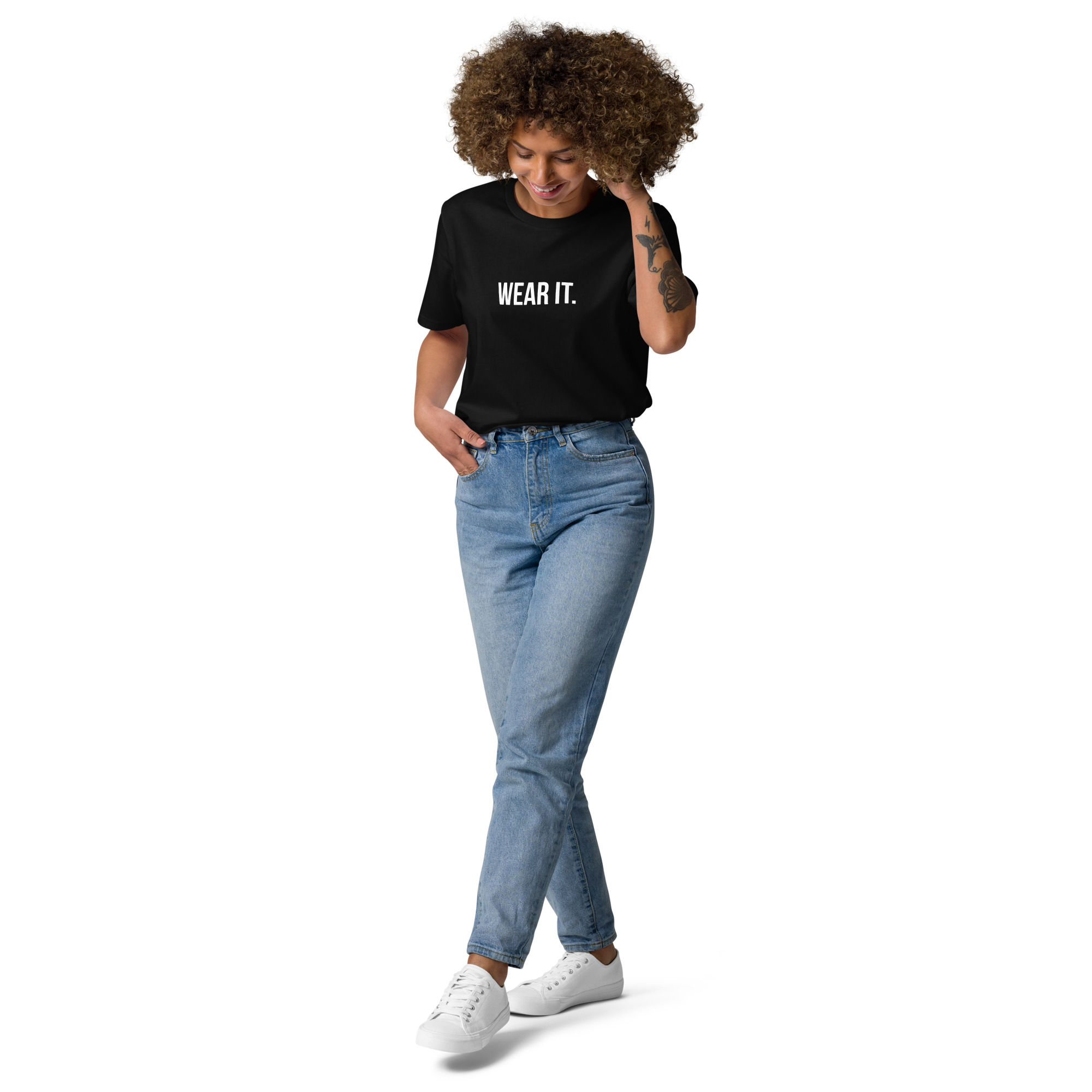 T-shirt unisexe en coton biologique – 100 % solidaire ❤️