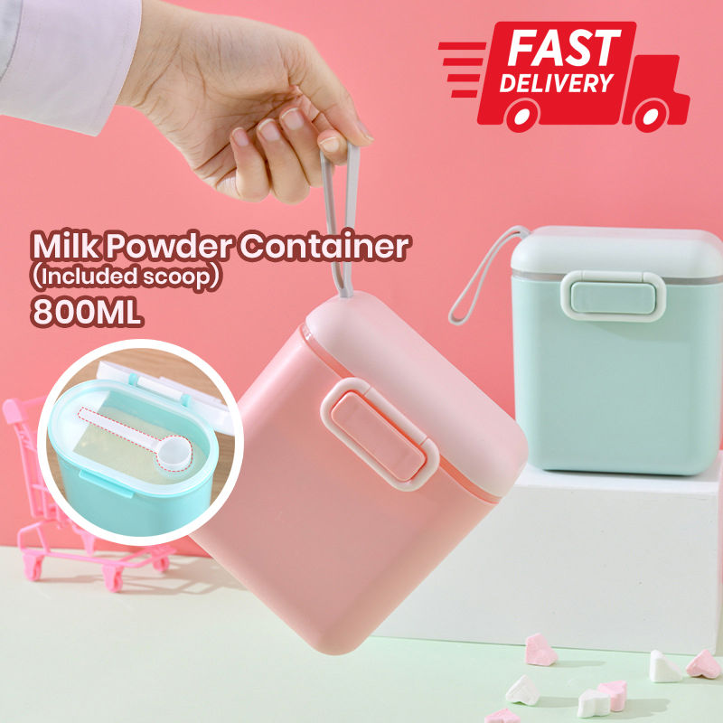 Baby Milk Powder Storage Box Container with Scoop